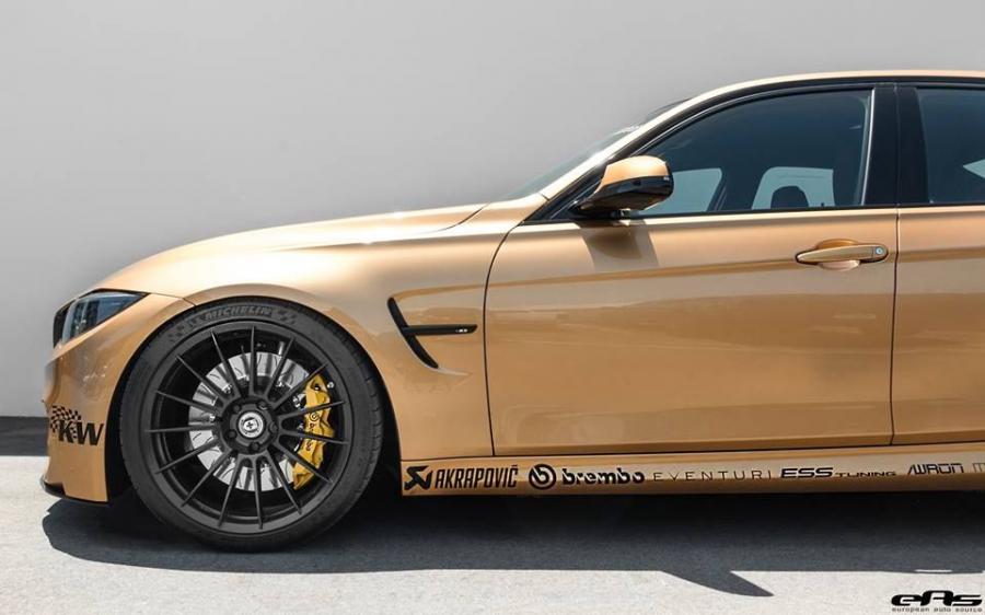  BMW M3 Sedan in Gold by EAS 2016 года  (фото 12 из 19)